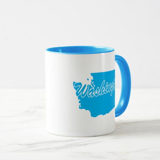 Staat von Washington als Tasse (VorderseiteRechts)