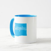 Staat von Washington als Tasse (Vorderseite Links)
