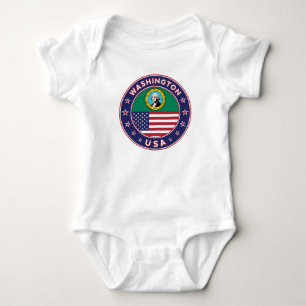 Staat von Washington Baby Strampler