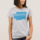 Staat von Washington gestalten T - Shirt (Vorderseite)