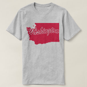 Staat von Washington gestalten T - Shirt