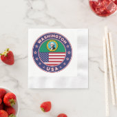 Staat von Washington Serviette (Beispiel)