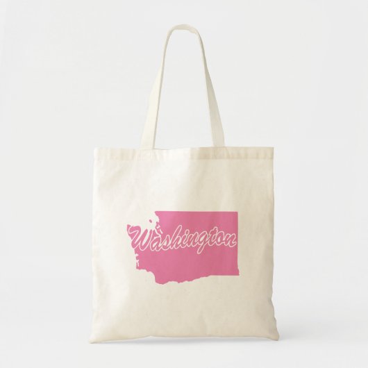 Staat von Washington Shape Tote Bag Tragetasche (Vorne)