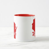 Staat von Wisconsin Form Rote Tasse (Zentrum)