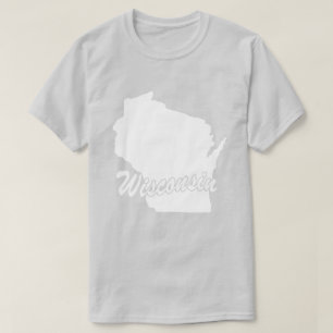 Staat von Wisconsin Form T - Shirt