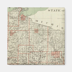 Staat von Wisconsin Magnet