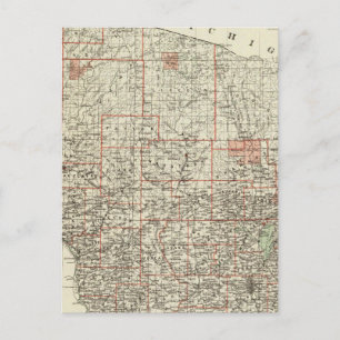 Staat von Wisconsin Postkarte