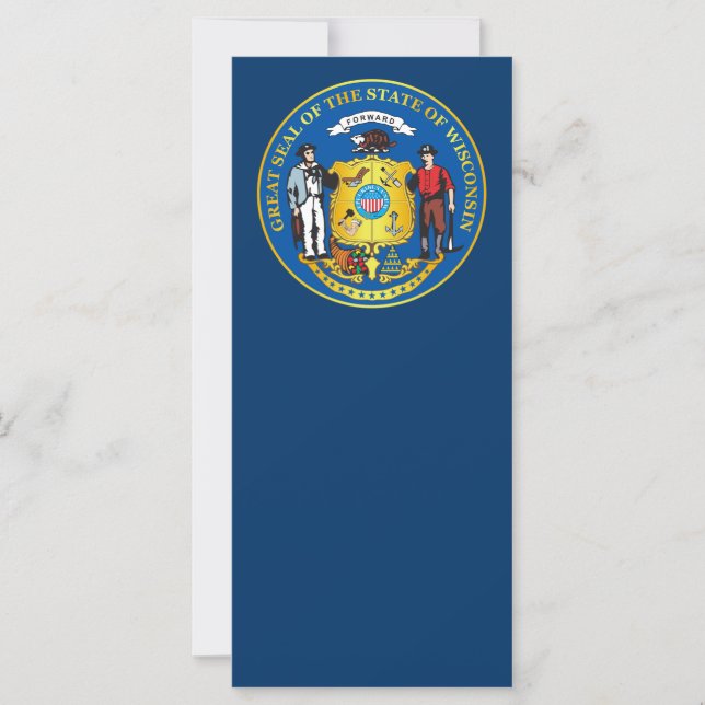 Staat von Wisconsin Siegel (Vorderseite)