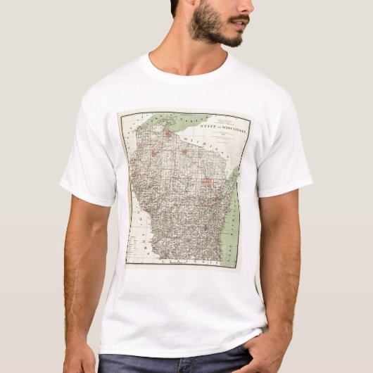 Staat von Wisconsin T-Shirt (Vorderseite)