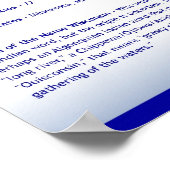 Staat von Wisconsin, VT-Poster Poster (Ecke)