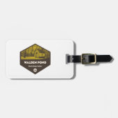 Staat Walden Pond Massachusetts Gepäckanhänger (Vorderseite horizontal)