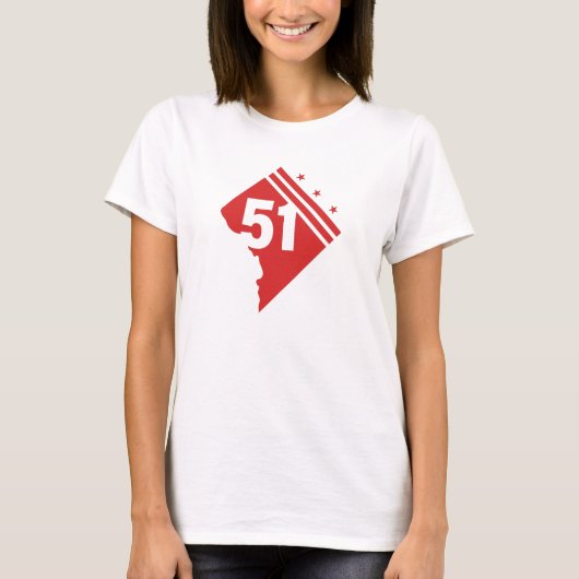 Staat Washington D.C. 51 T-Shirt (Vorderseite)