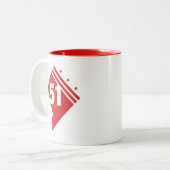 Staat Washington DC 51 Zweifarbige Tasse (Vorderseite Links)
