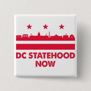 Staat Washington DC jetzt Button
