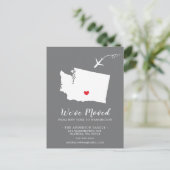 Staat WASHINGTON Postkarte (Stehend Vorderseite)