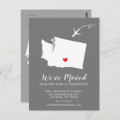 Staat WASHINGTON Postkarte (Vorne/Hinten)