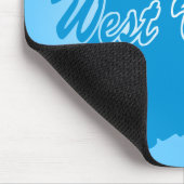 Staat West Virginia Mousepad (Ecke)