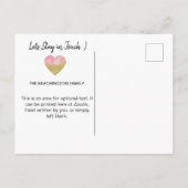 *~* STAAT WEST VIRGINIA Neue Zuhause-Adresse Beweg Ankündigungspostkarte (Rückseite)