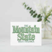 Staat, West Virginia Postkarte (Stehend Vorderseite)