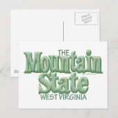 Staat, West Virginia Postkarte (Vorne/Hinten)