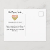 *~* STAAT WISCONSIN Neue Zuhause-Adresse Umzug * Ankündigungspostkarte (Rückseite)