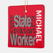 Staat Worker Extraordinaire CUSTOM Keramikornament (Links)