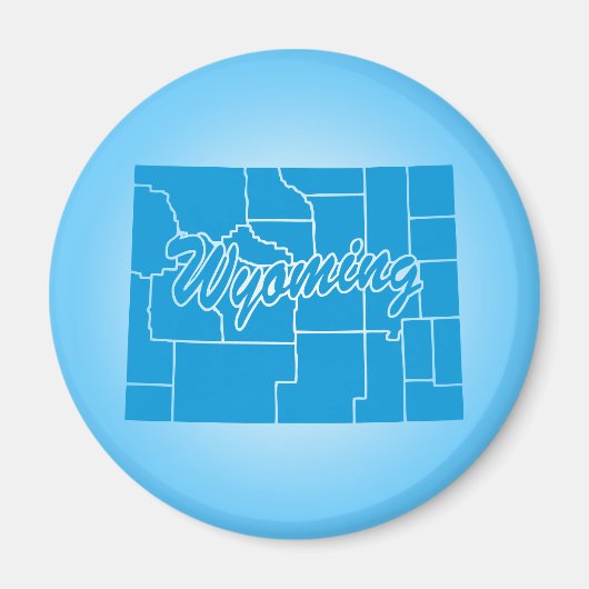 Staat Wyoming Magnet (Vorne)