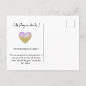 *~* STAAT WYOMING - Neue Adresse - Umzug Ankündigungspostkarte (Rückseite)