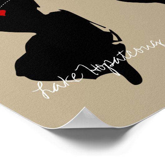 Staat zum Staat oder große Entfernung Poster (Ecke)