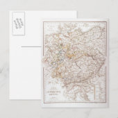 Staaten der Deutschen Eidgenossenschaft Postkarte (Vorne/Hinten)