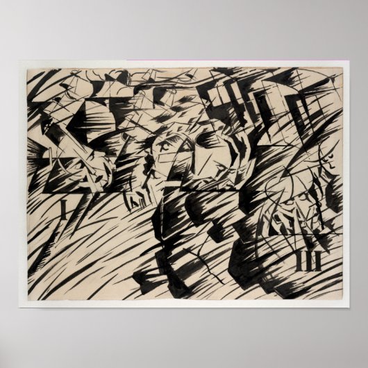 Staaten des Denkens, die gehen Poster (Vorne)