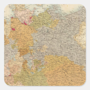 Staaten des späten germanischen Bündnisses Quadratischer Aufkleber