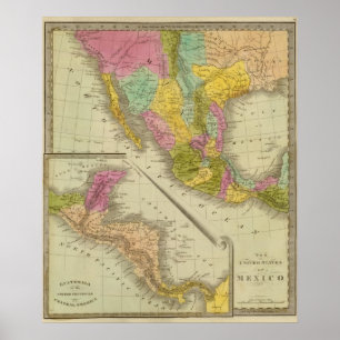 Staaten Mexikos Poster