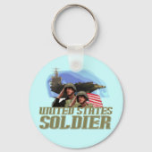 Staaten Soldier Tshirts und Geschenke Schlüsselanhänger (Vorderseite)