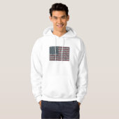 Staaten u. Kapitalien des USA-| Hoodie (Vorne ganz)