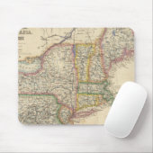 Staaten von Maine, New Hampshire, Vermont Mousepad (Mit Mouse)