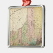 Staaten von Maine, New Hampshire, Vermont Silbernes Ornament (Links)