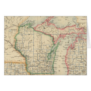 Staaten von Michigan, Wisconsin und Iowa