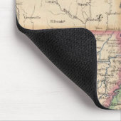 Staaten von Mississippi und Louisiana Mousepad (Ecke)