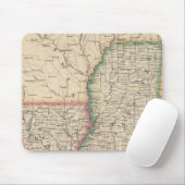 Staaten von Mississippi und Louisiana Mousepad (Mit Mouse)