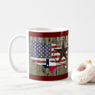 Staatliche Fahne von Texas Lone Star Kaffeetasse