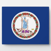 Staatliche Flag-Plaque Fotoplatte (Vorderseite)