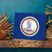 Staatliche Flag-Plaque Fotoplatte (Seite)