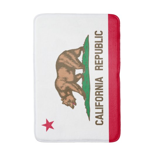 Staatliche Flagge Badematte (Vorderseite Vertikal)