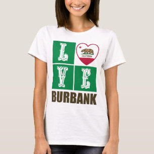 Staatliche Flagge der Republik Kalifornien - Herz  T-Shirt