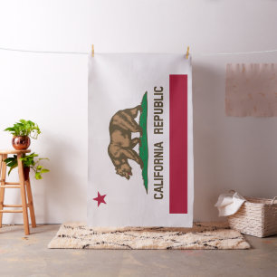 Staatliche Flagge der Republik Kalifornien Stoff