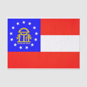 Staatliche Flagge des georgischen Gewebspapiers Seidenpapier