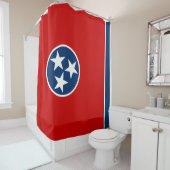 Staatliche Flagge des Tennessee-Duschvorhangs Duschvorhang (Beispiel)