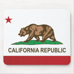 Staatliche Flagge Kaliforniens, USA Mousepad