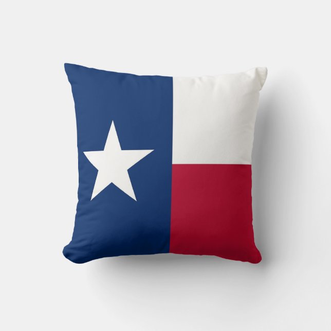 Staatliche Flagge von Texas, amerikanisches MoJo P Kissen (Vorderseite)